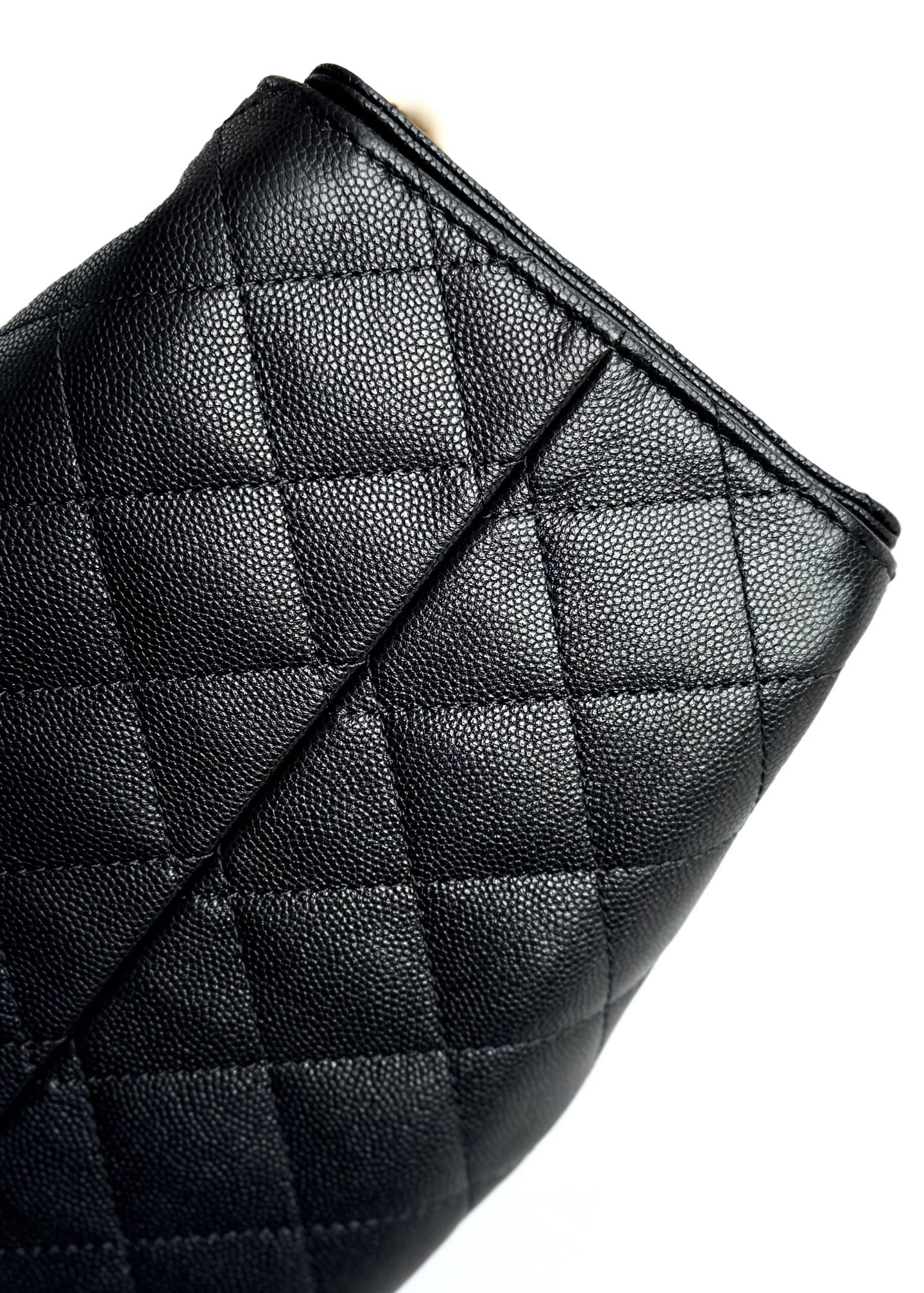 Chanel crossbody bag 25 Small Handbag Grained Calfskin & Gold-Tone Metal Black 30cm/11.8in