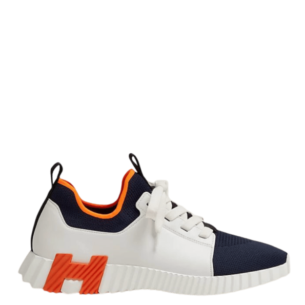 HERMES DEPART SNEAKER WHITE/BLUE