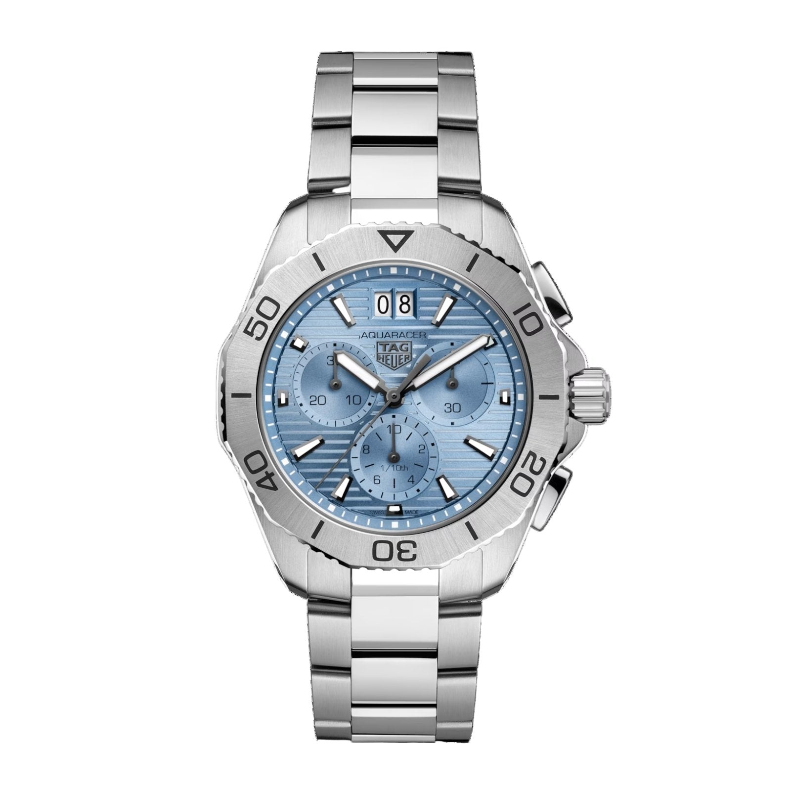 TAG Heuer Aquaracer Chronograph 40mm Mens Watch Blue CBP1112.BA0627
