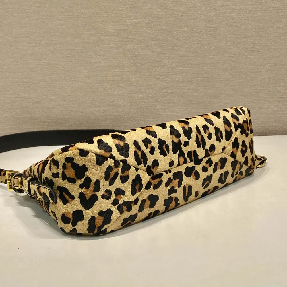 Prada Leopard Luxe Shoulder Bag 31cm