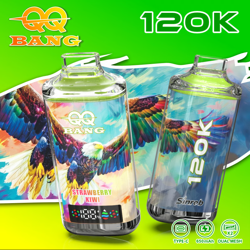 QQ BANG 120K Puffs Prefilled Hookah Vape |  Rechargeable