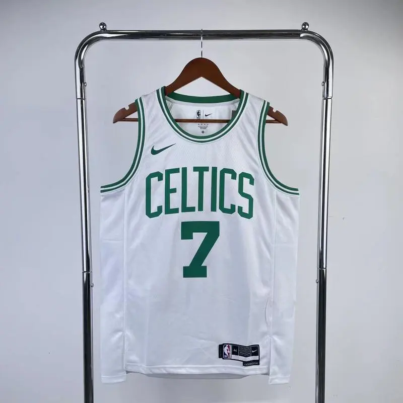 2023 NBA Boston Celtics 7 BROWN Basketball Jersey