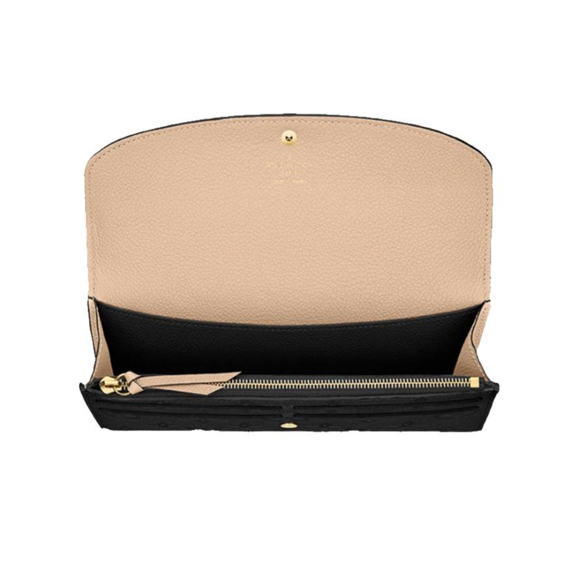 Louis Vuitton Monogram Empreinte Emilie Wallet Black