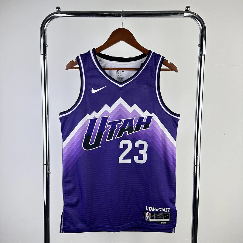 2024 NBA Utah Jazz 23 MARKKANEN Basketball Jersey