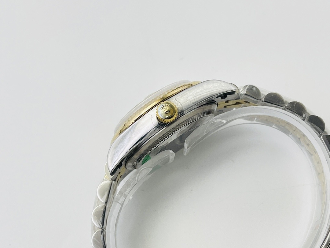 Rolex Datejust 36mm Gold Palm Motif Dial 126233