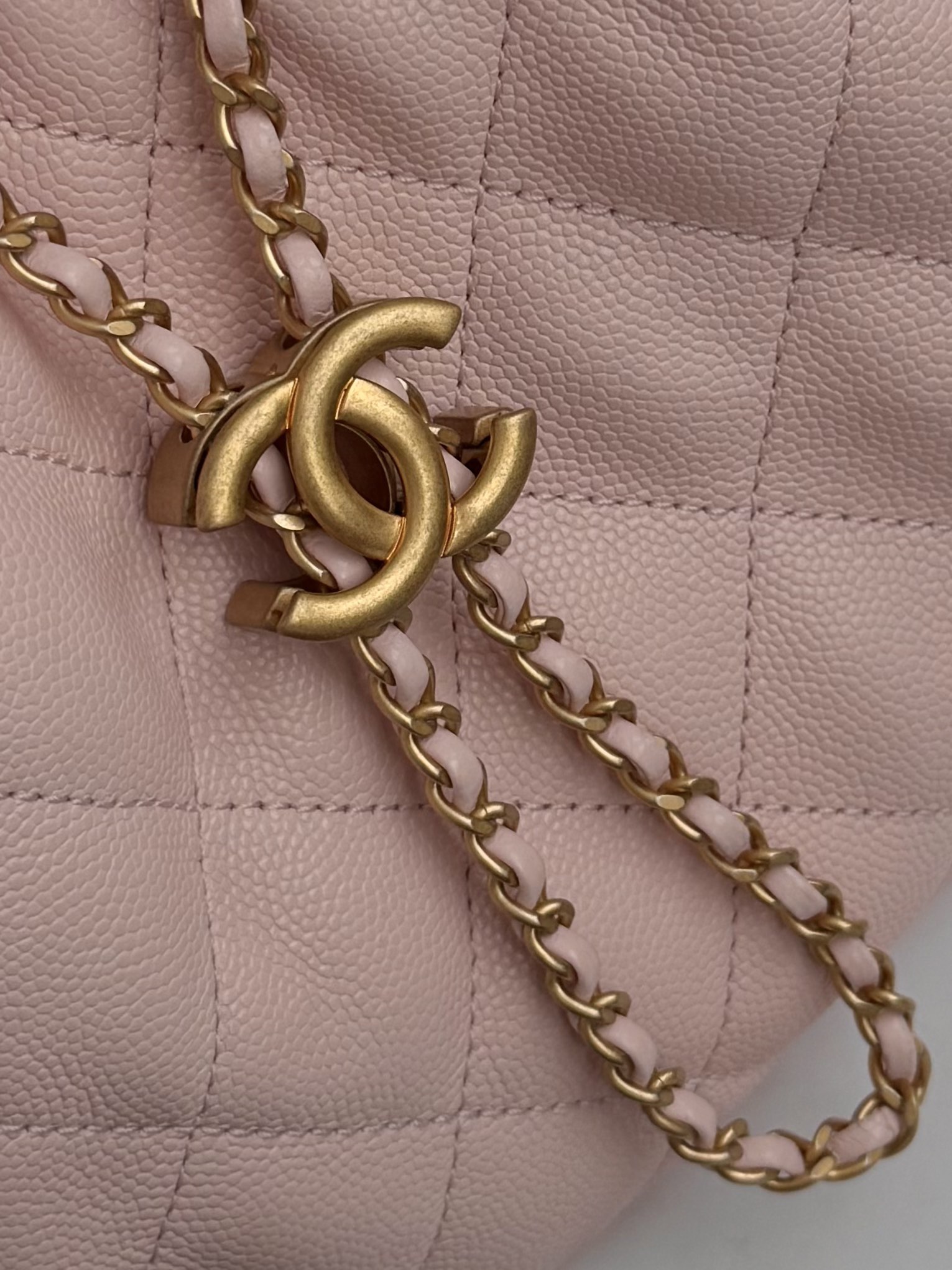 Chanel Spring-Summer 2025 Handbag Grained Calfskin & Gold-Tone Metal Pink 30Cm/ 11.8In