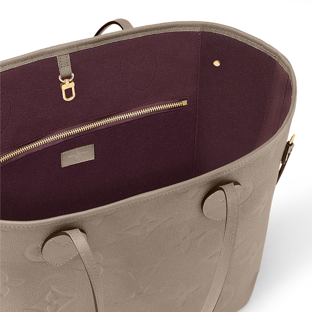 Louis Vuitton Neverfull Mm Tote Bag Tourterelle Gray 31cm M45686
