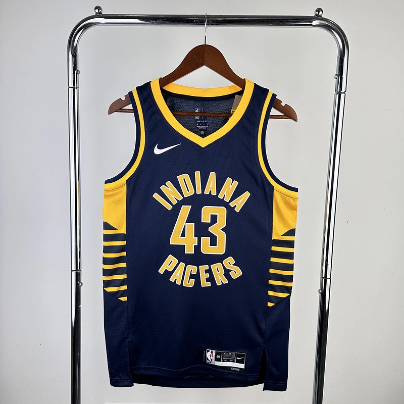 2023 NBA Indiana Pacers 43 SIAKAM Basketball Jersey