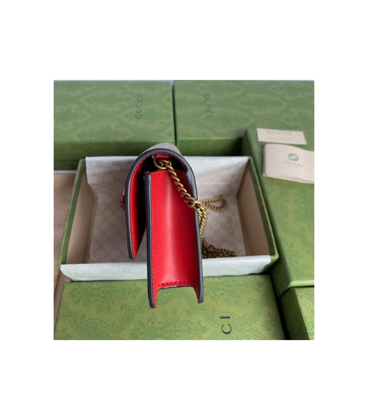 Gucci GG Supreme Mini Bag With Cherries