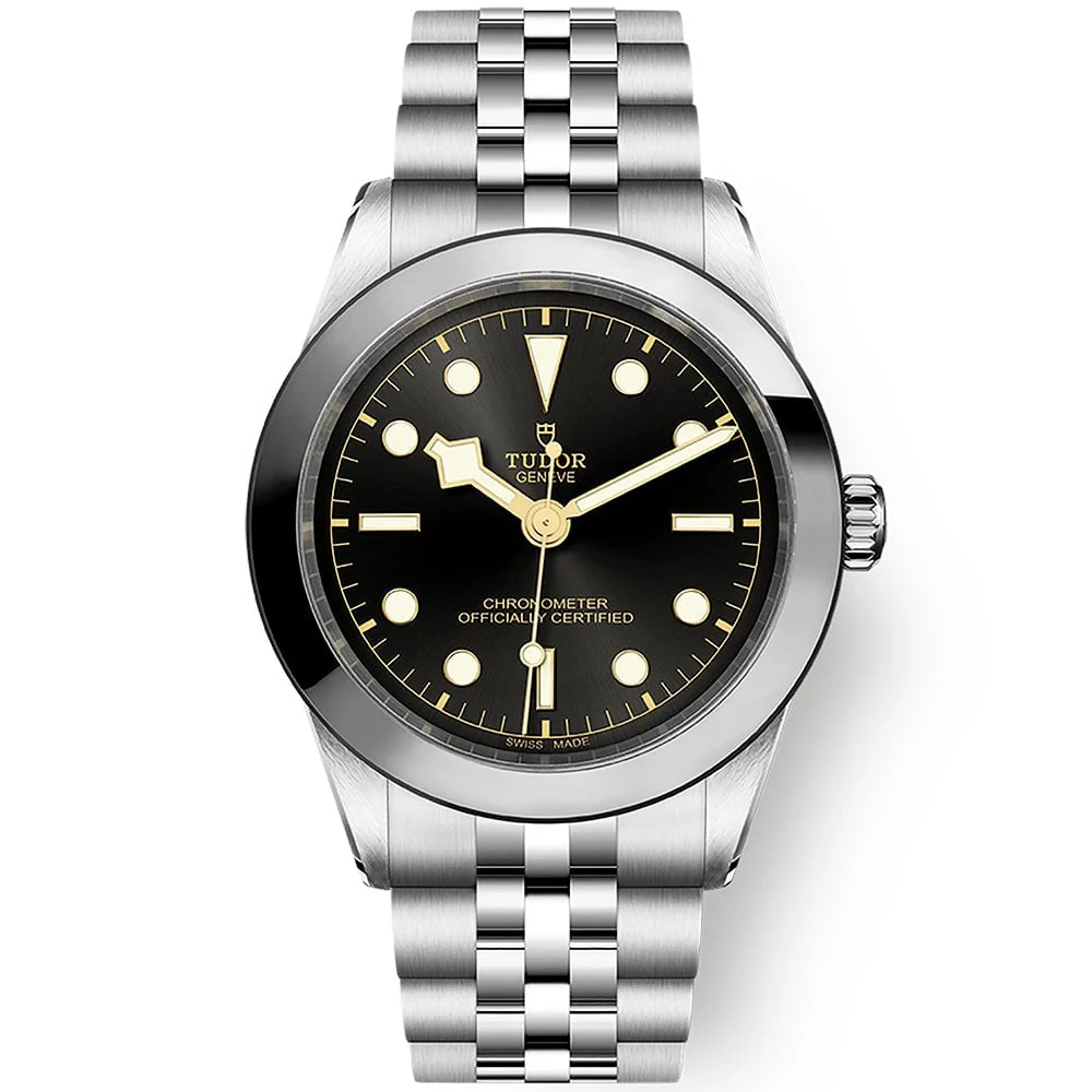 TUDOR Black Bay 39mm Black/Gold Dial Automatic Bracelet Watch M79660-0001