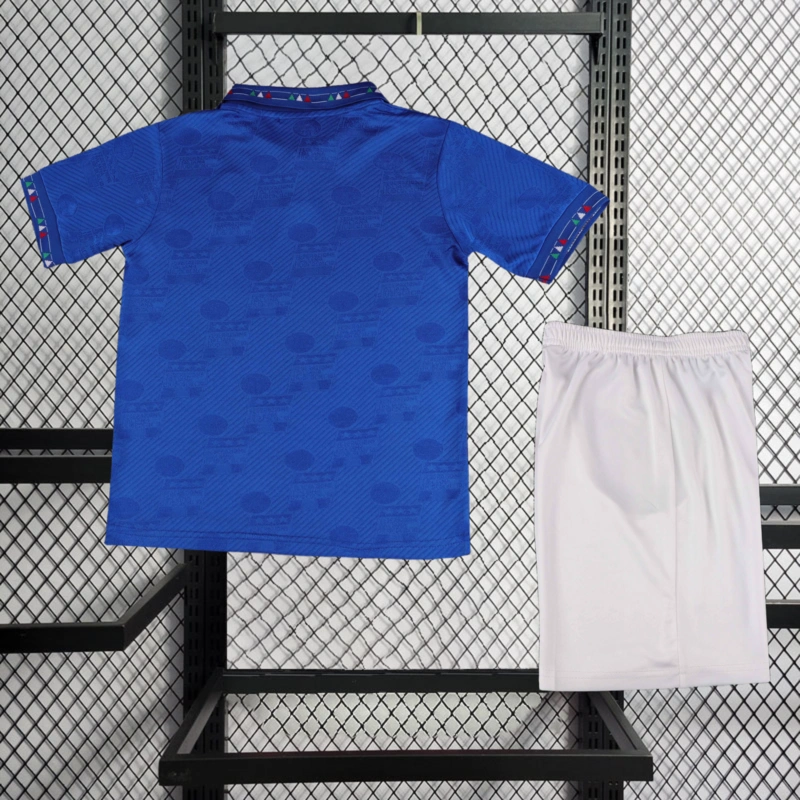 Retro KIDS 1994 KIDS Italy home R.BAGGIO MALDINI Football jersey retro