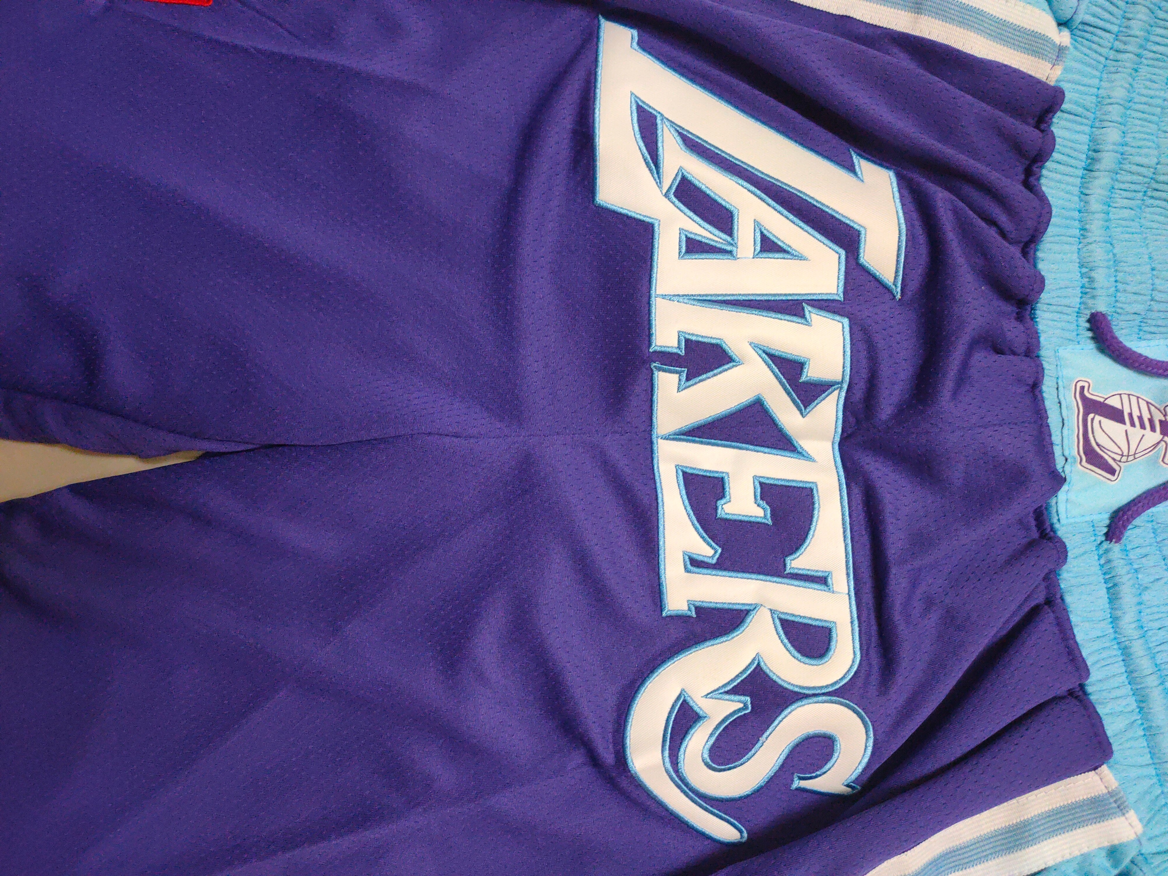 Los Angeles Lakers new purple city version pocket pants