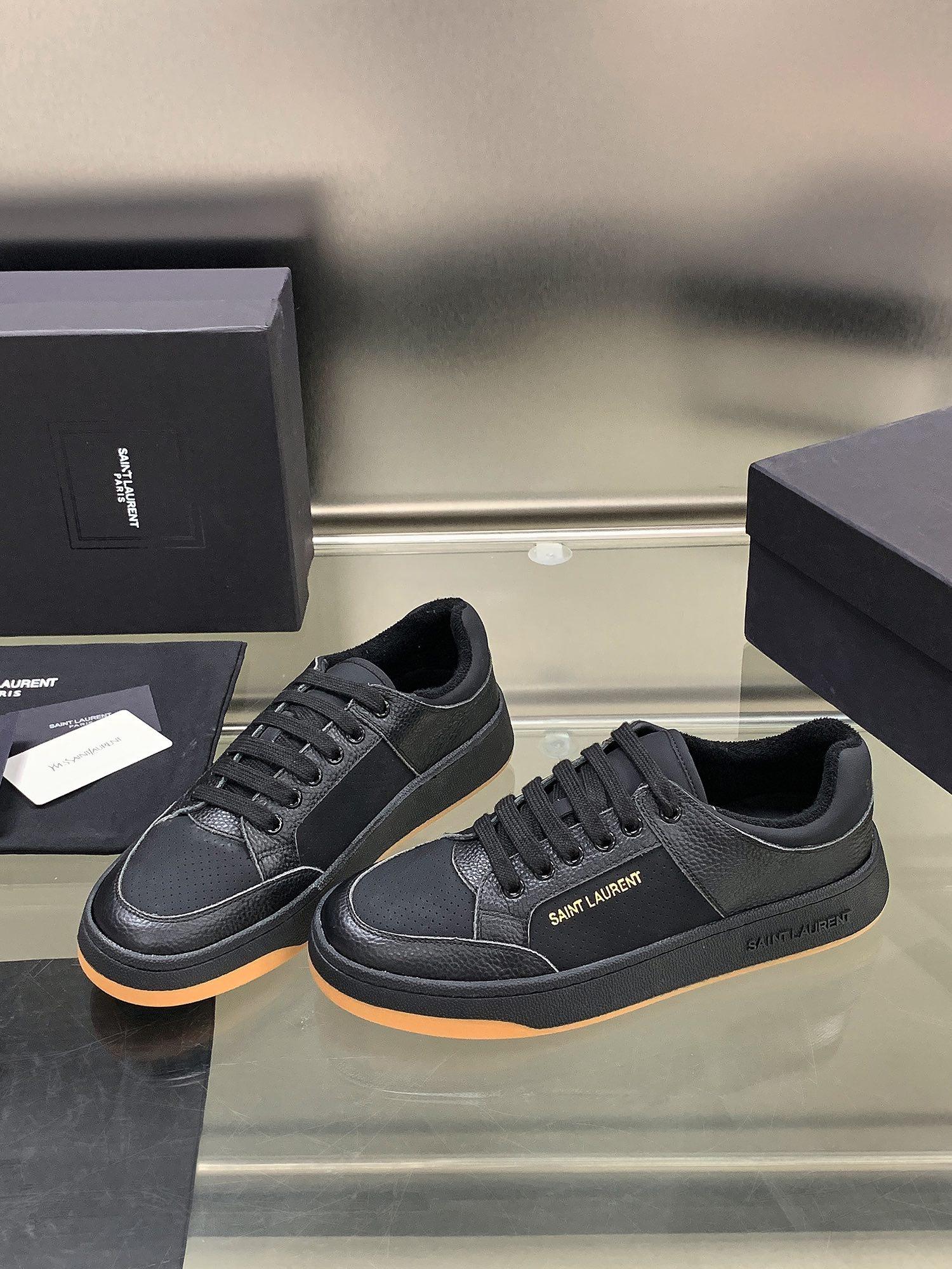 YSL SL/61 SNEAKERS IN PERFORATED LEATHER