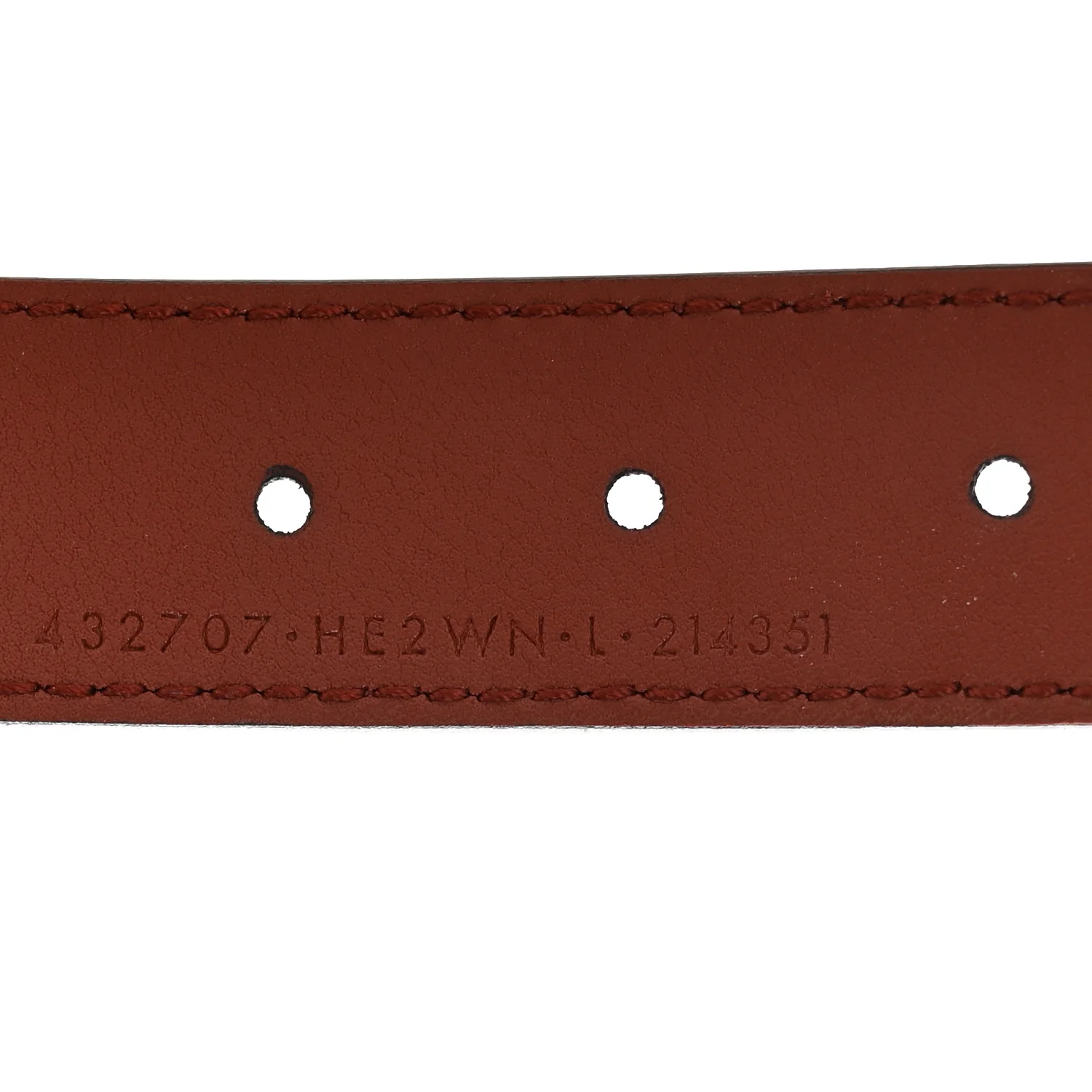 Calfskin Nylon Double G Web Kids Belt L Red