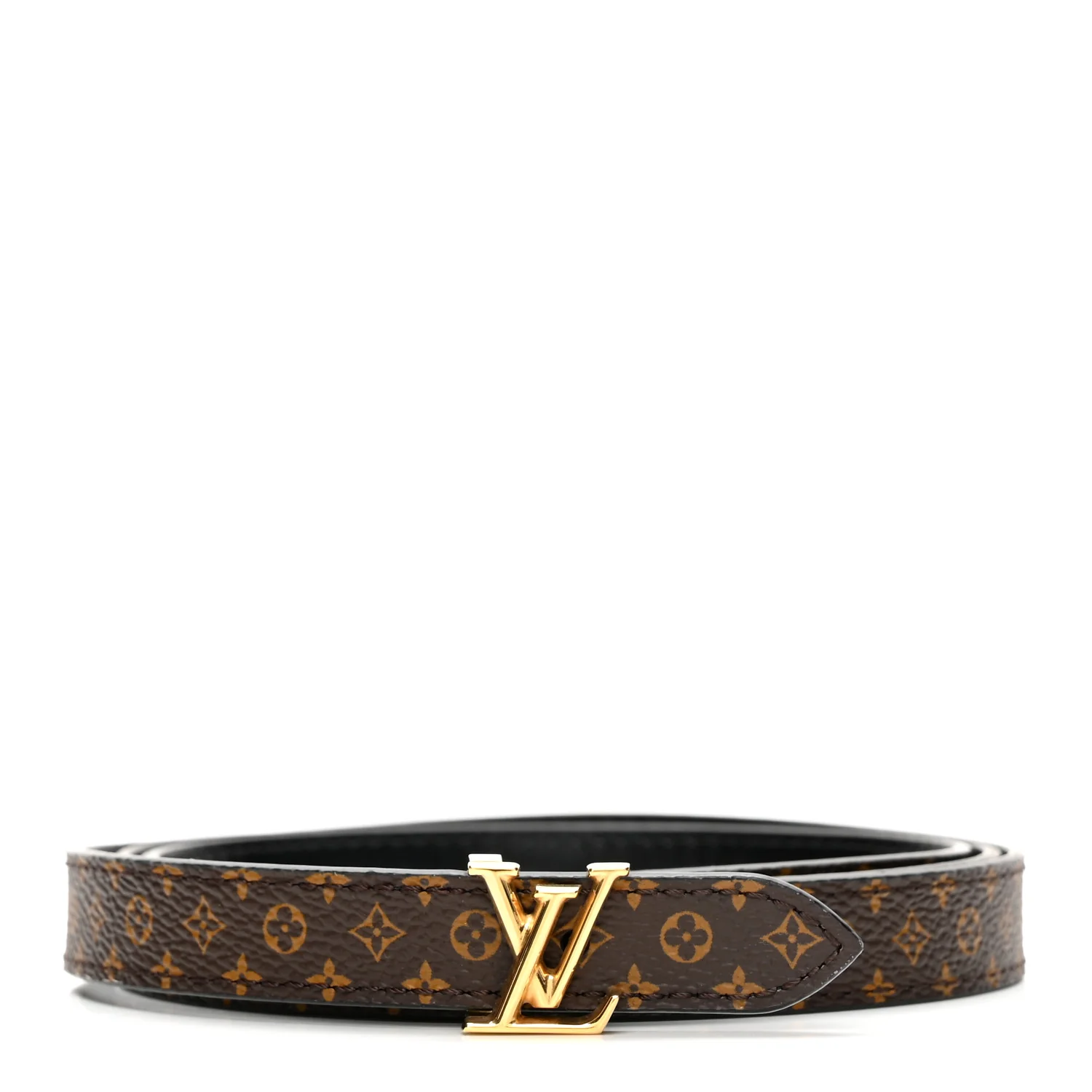 Calfskin Monogram 15mm Mini LV Reversible Belt 90 36 Black