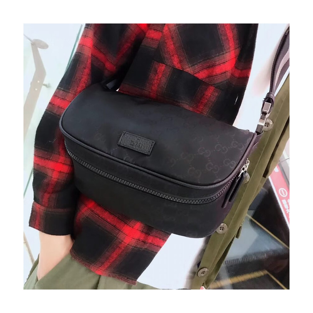 Gucci GG Guccissima Nylon Waist Crossbody Bag