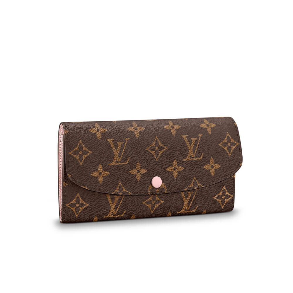 Louis Vuitton Monogram Canvas Emilie Wallet Pink