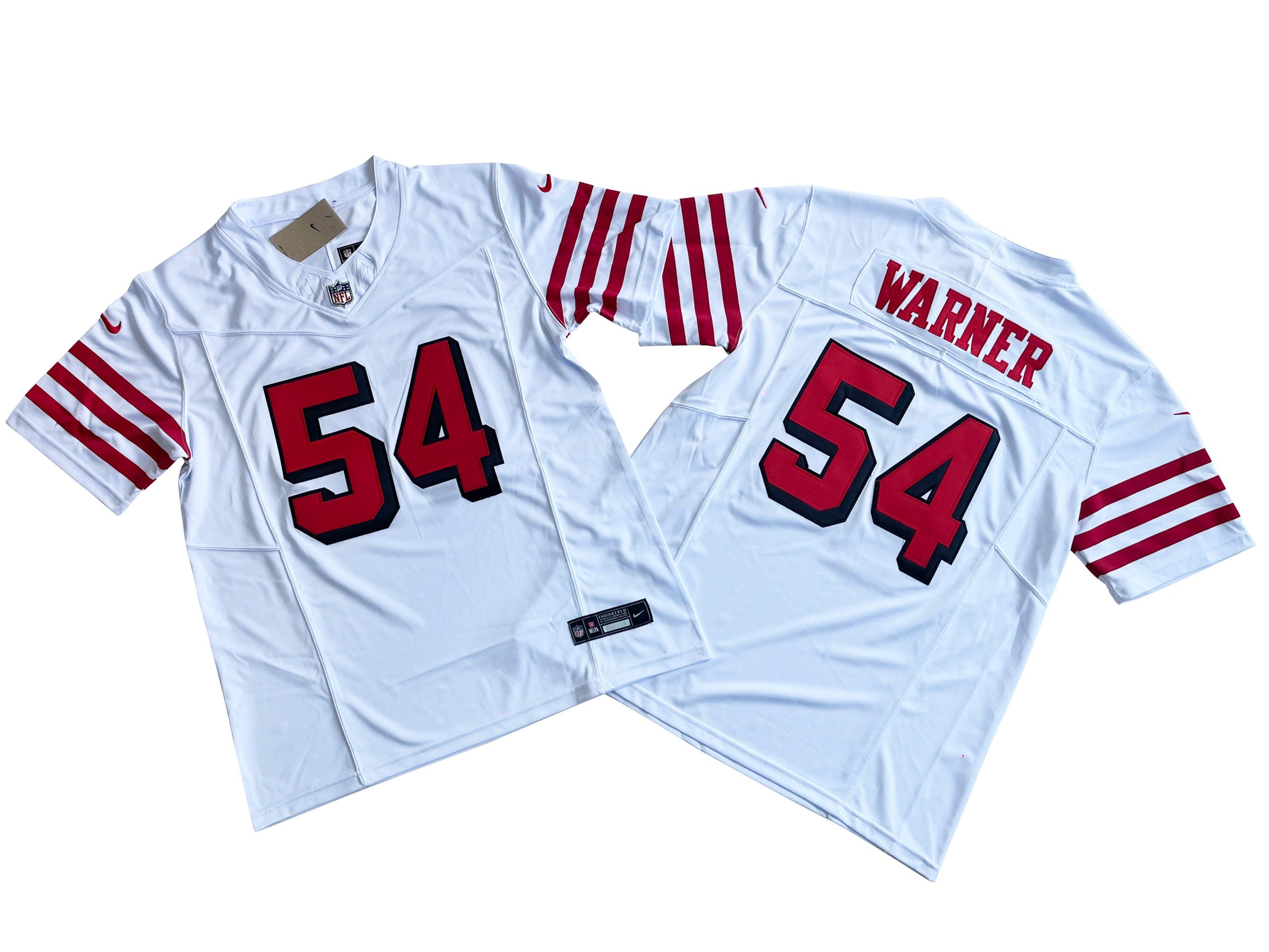 San Francisco 49ers 54# Fred Warner Nike Vapor F.U.S.E. Limited Jersey