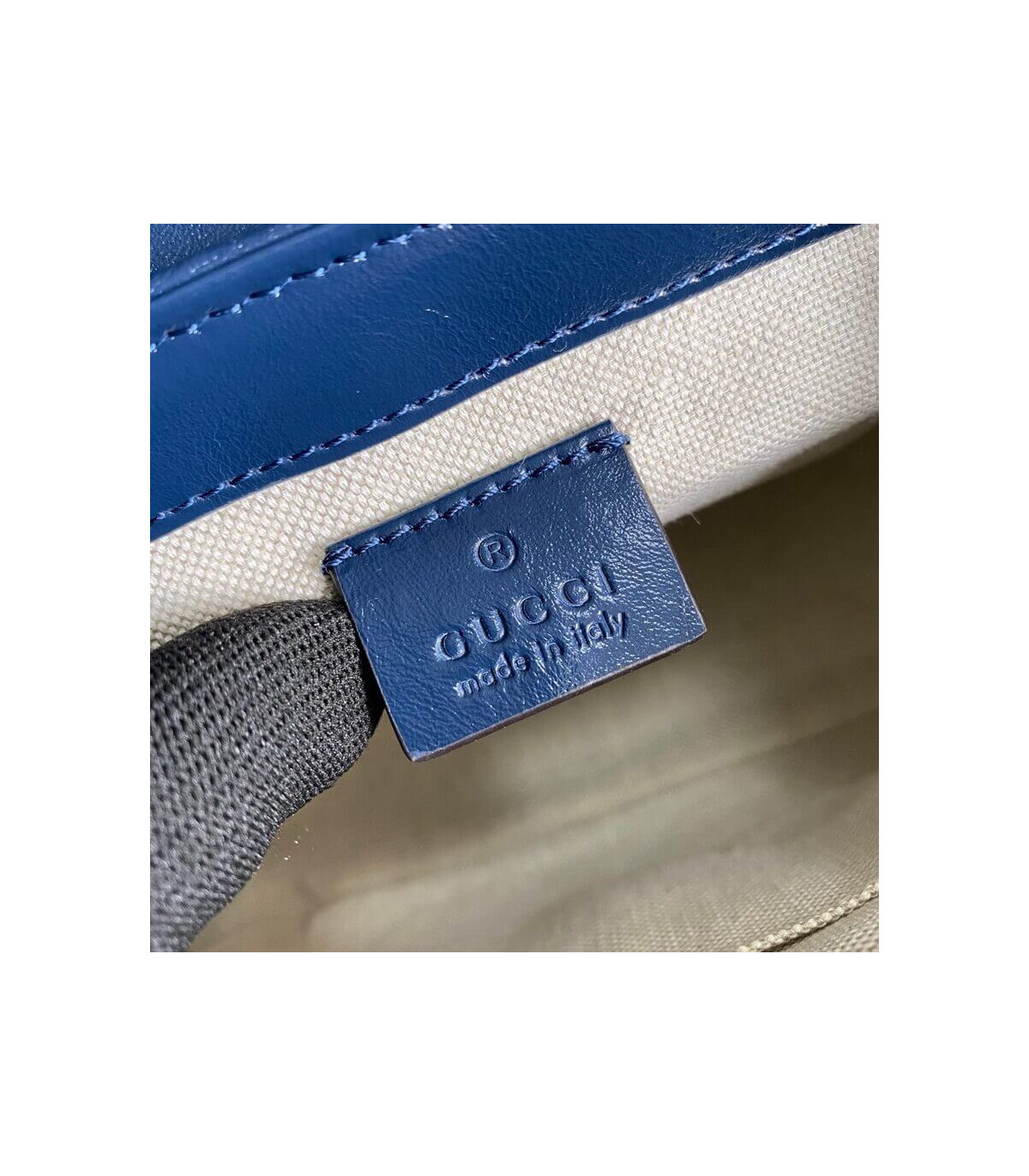 Gucci GG Marmont Multicolour Mini Top Handle Bag Green