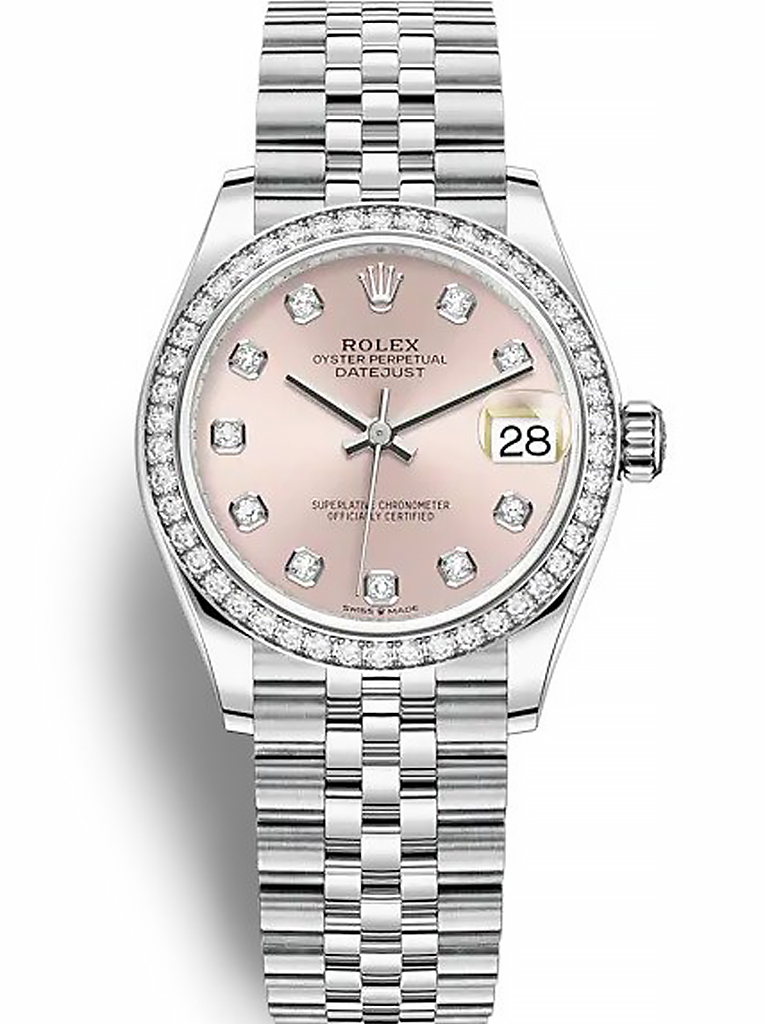 Rolex Datejust 31mm Pink Dial 278384RBR – Women’s Watch