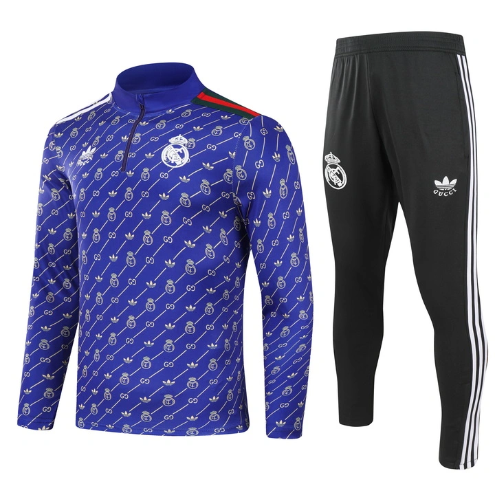 2024-25 Real Madrid Purple Joint Edition Long Sleeve Training Suit