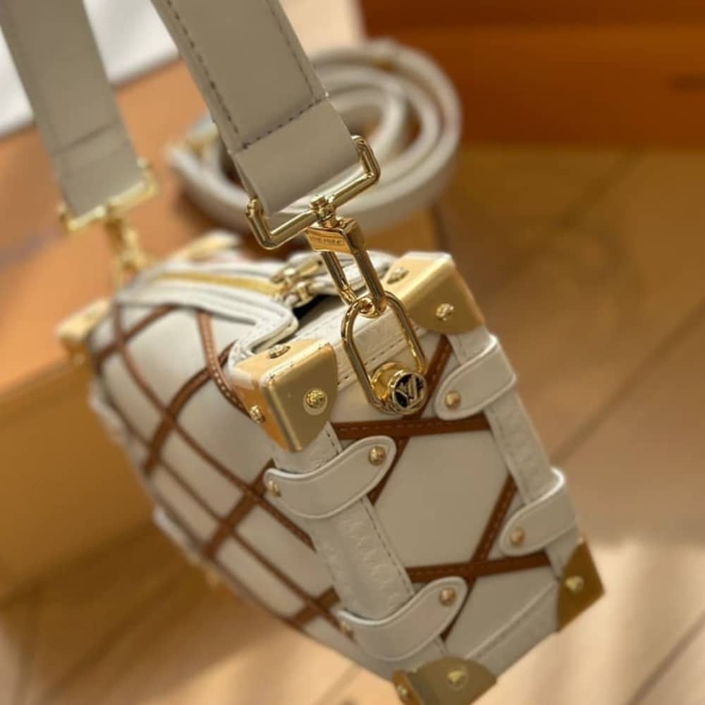 Louis Vuitton Side Trunk PM Crème Beige 19Cm M25216