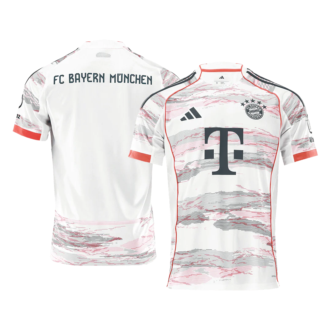 Bayern Munich Away Soccer Jersey 2025/26 White