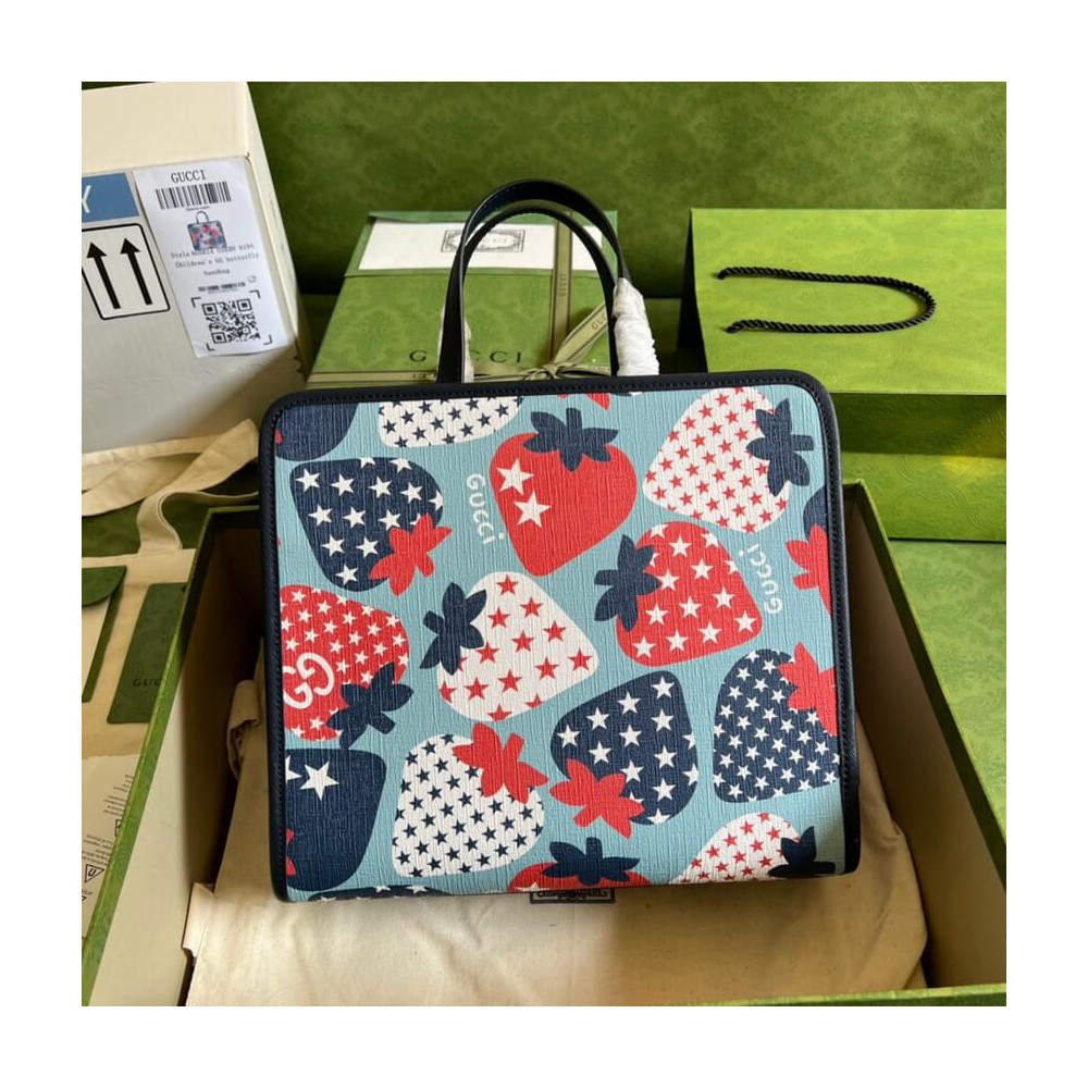 Gucci Strawberry Star Tote Bag