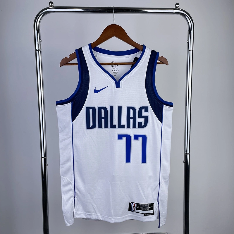 2023 NBA Dallas Mavericks 77 DONCIC Basketball Jersey