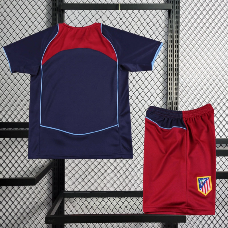 Retro KIDS 2004-05 KIDS Atletico Madrid away Football jersey retro