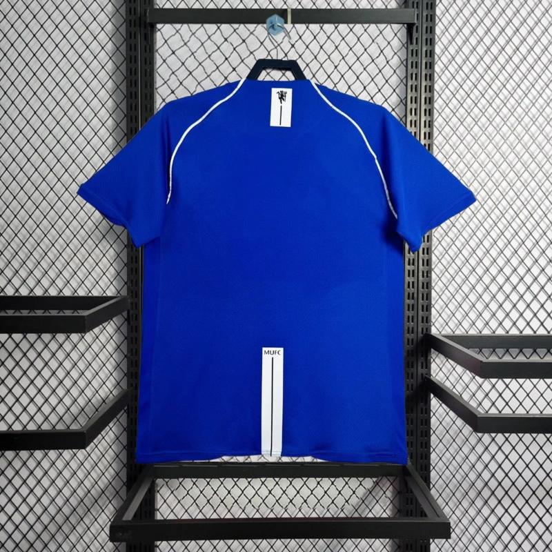 Retro 2007-08 Manchester United blue goalkeeper Football jersey retro