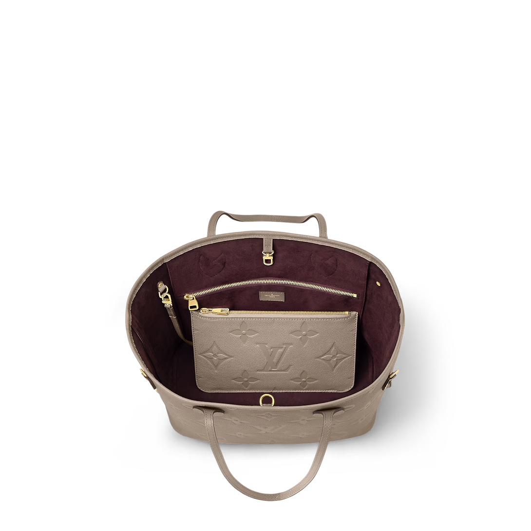 Louis Vuitton Neverfull Mm Tote Bag Tourterelle Gray 31cm M45686