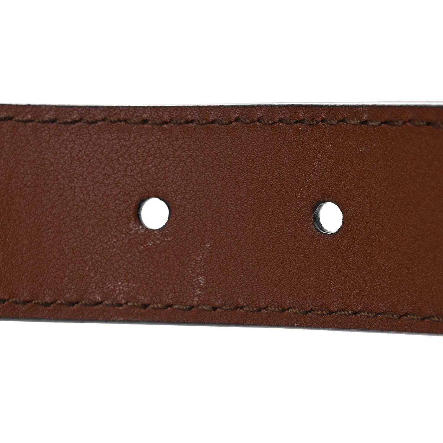 New Denim GG Monogram Dollar Calfskin Belt 65 26 Blue Tea Cuir Epilog