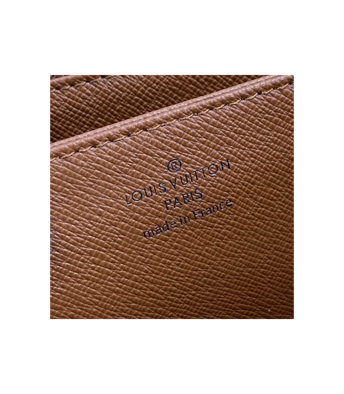 Louis Vuitton Monogram Zippy Wallet Brown