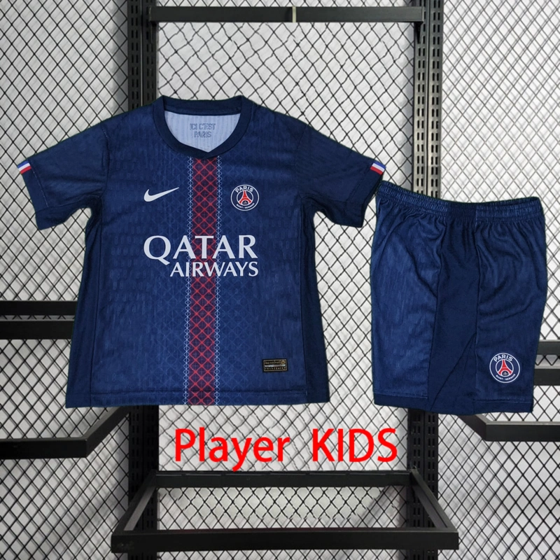 Player 2025-26 PSG Home Kids football jersey Player KIDS