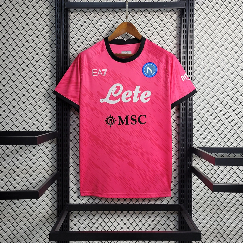 23-24 Napoli Red Goalkeeper Football jersey