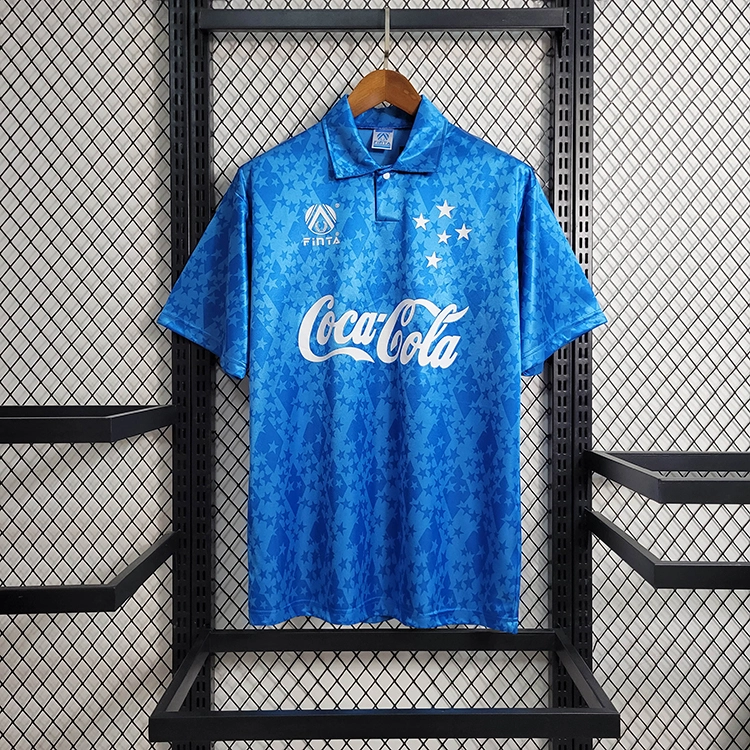 Retro Cruzeiro 93-94 Home   Football jersey retro