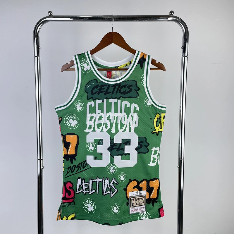 1985-86 NBA Boston Celtics (33 BIRD) Basketball Jersey