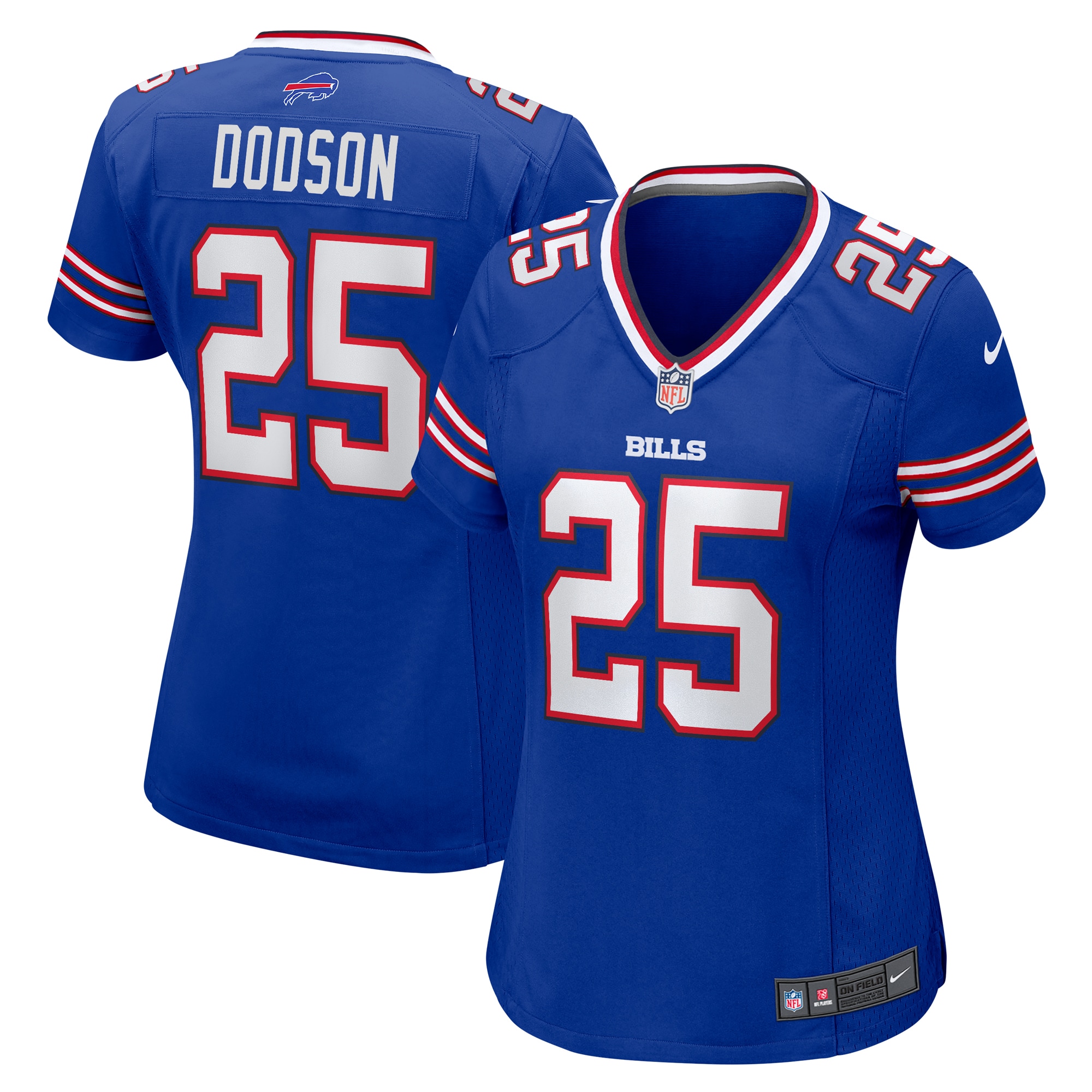 Tyrel Dodson Buffalo Bills Nike Women's Team Game Jersey -  Royal