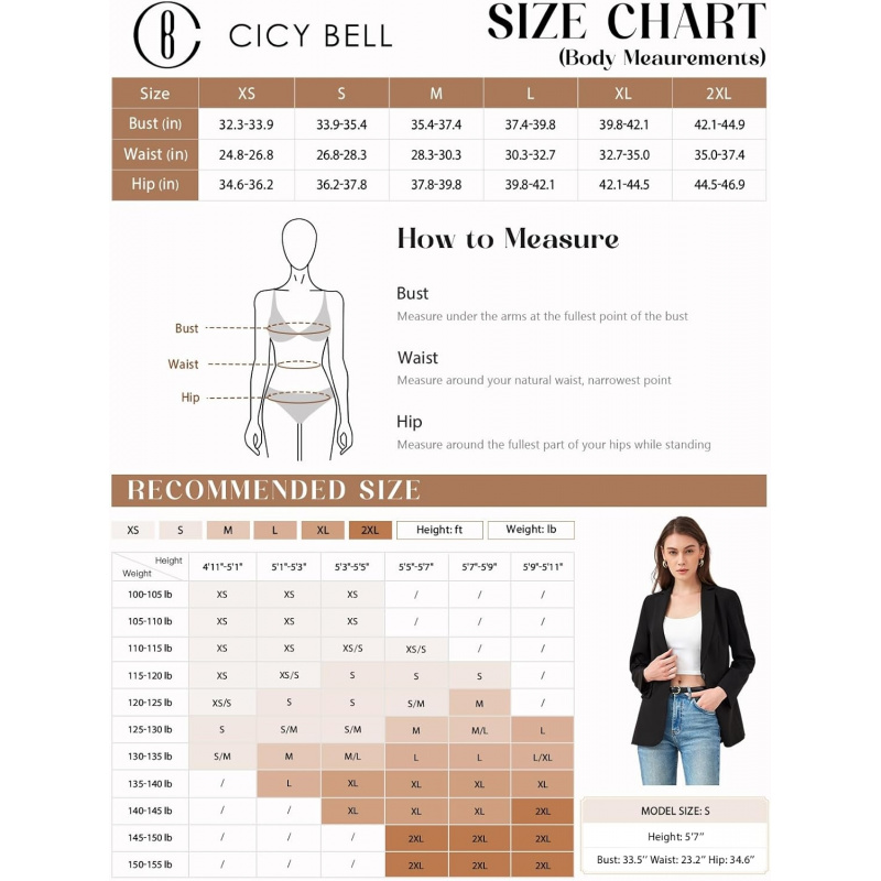 Women's Casual Blazers Open Front Long