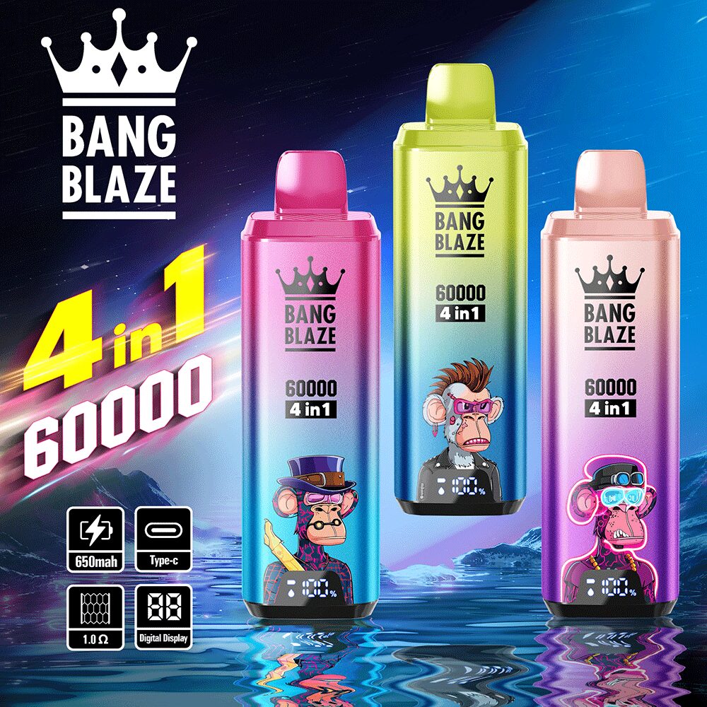 BANG 8K Break free from traditional  constraints and fill the void of inspiration with subtle [fruity flavors]. My rhythm is mine and I control it!