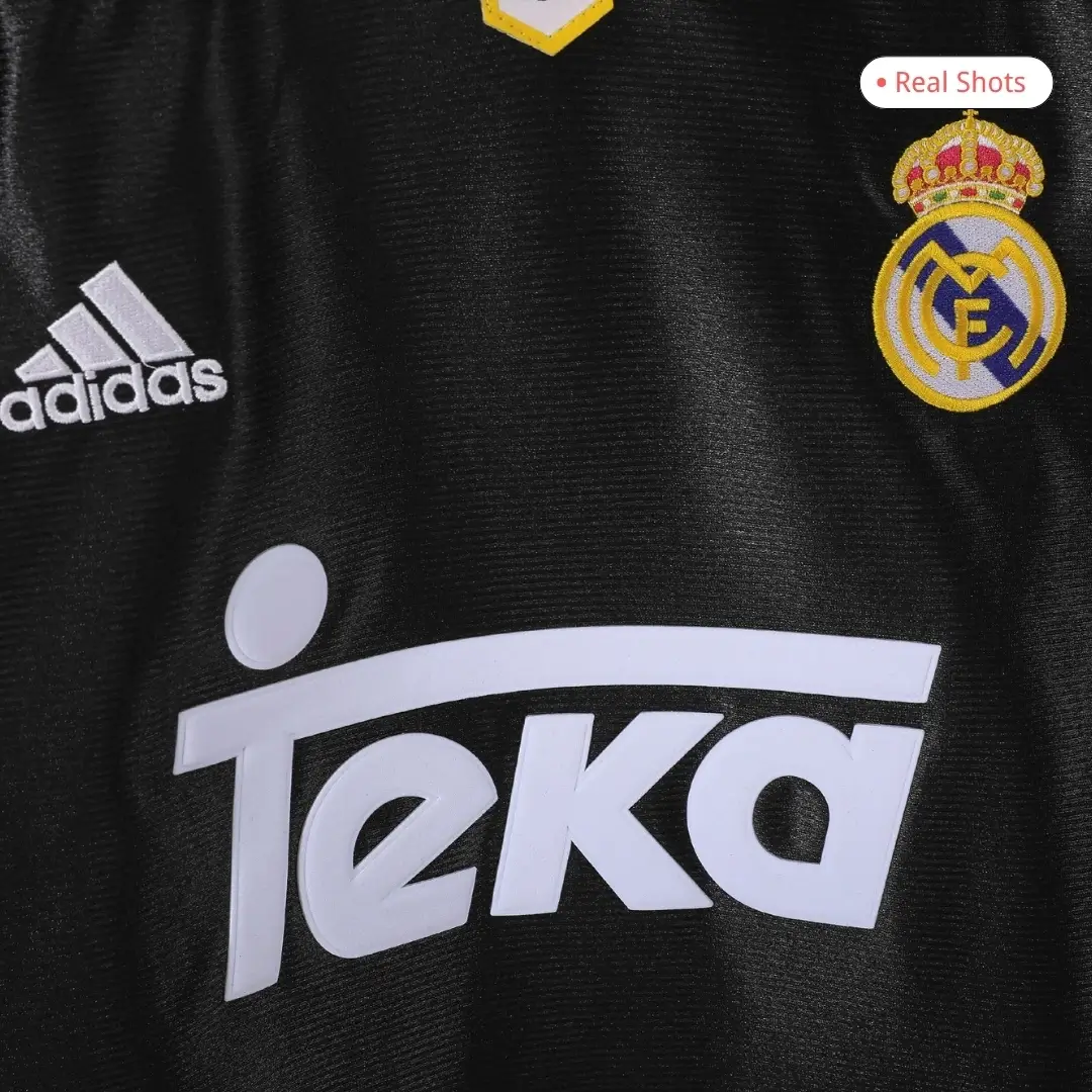 Real Madrid 1999/00 Away Long Sleeve Retro Soccer Jersey