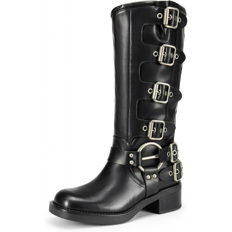 Women's Knee High Riding Boots Side Zipper