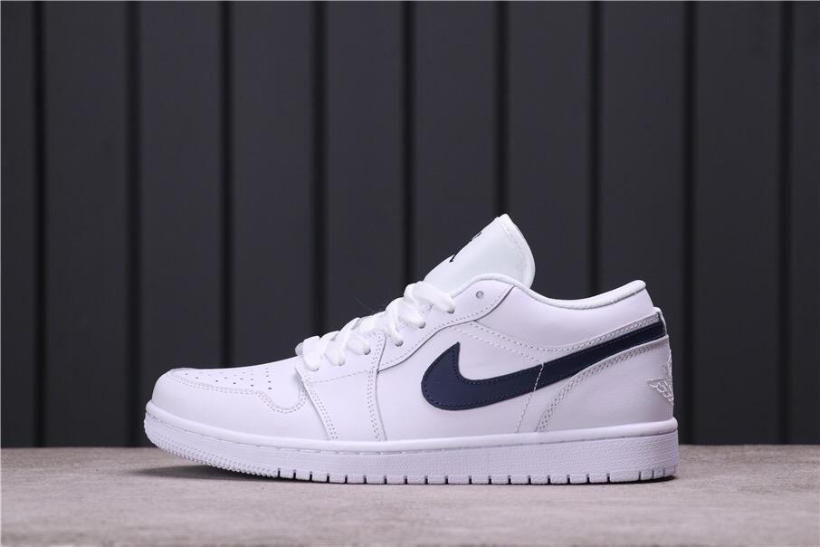 Air Jordan 1 Low White Obsidian 553558-114