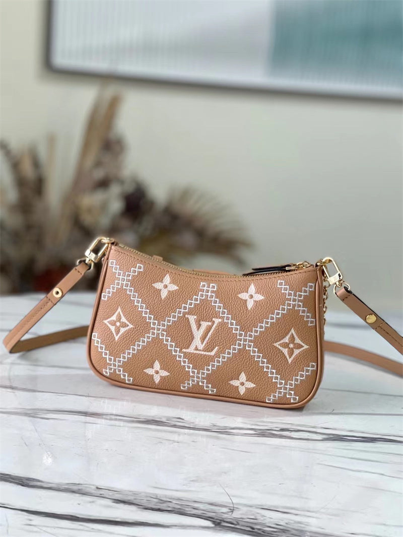 Louis Vuitton Easy Pouch On Strap 19Cm Beige