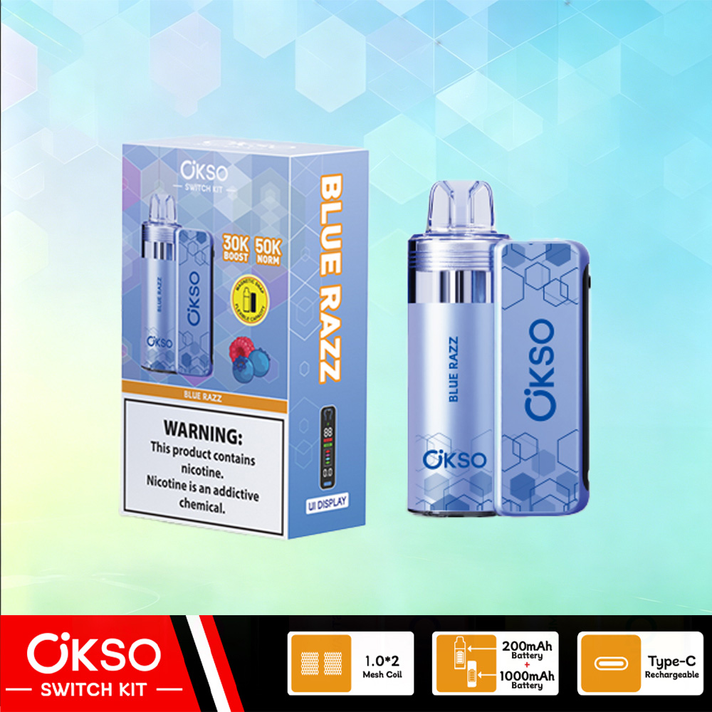 OKSO Switch Kit 50000 – 50K Puffs Dual Mode Replaceable Pod Disposable Vape