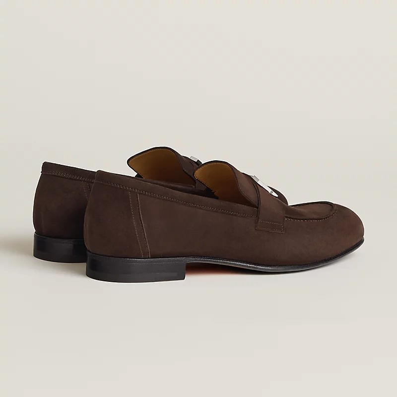 HERMES PARIS LOAFER MARRON EBENE