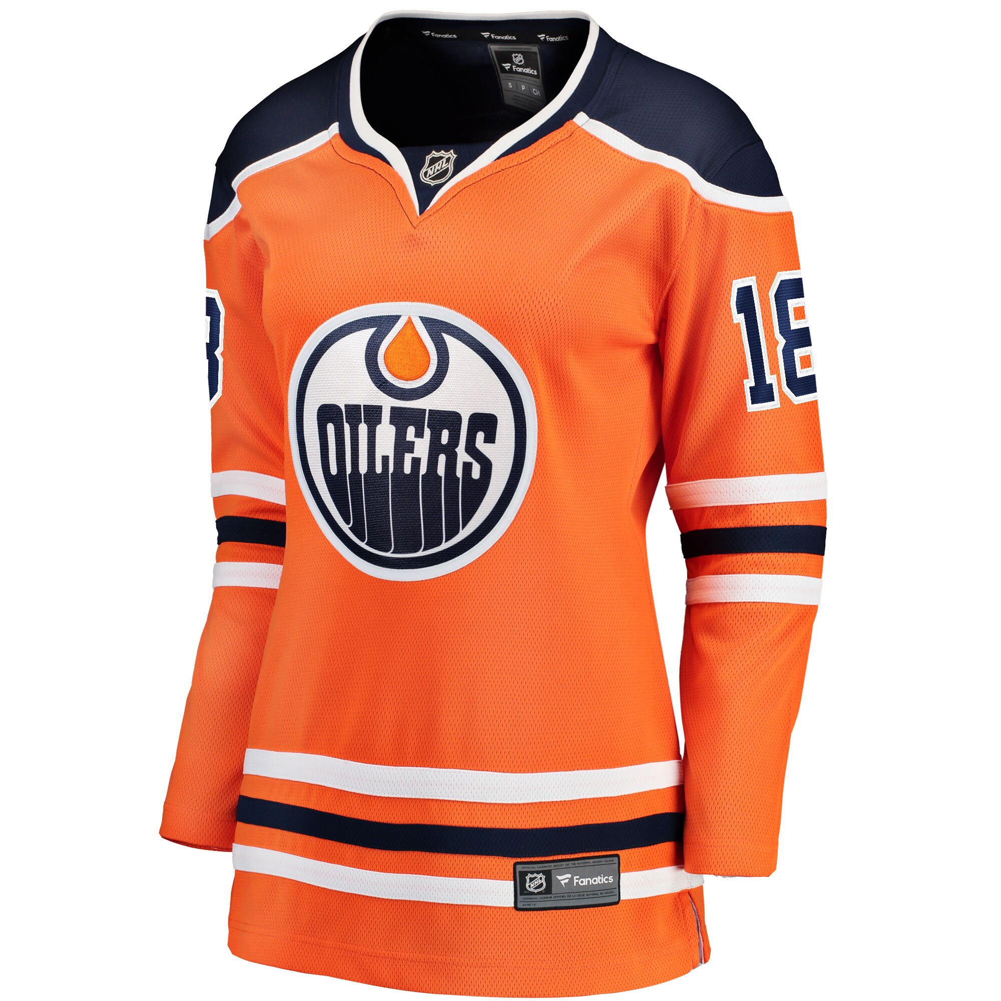 Zach Hyman Edmonton Oilers Fanatics Women’s Breakaway Player Jersey – Orange