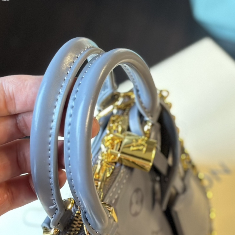 Louis Vuitton Alma Bb Gris Trianon 18Cm M12561