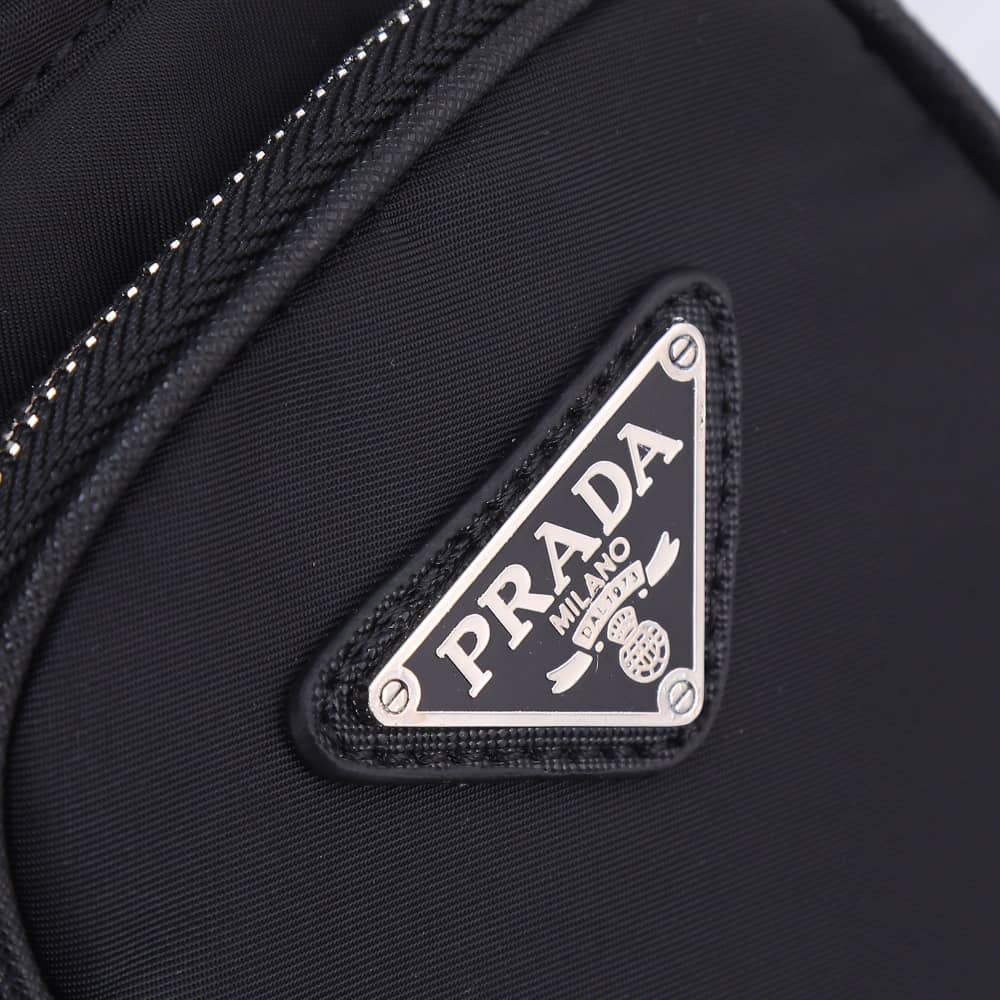 Prada Re Nylon Smartphone Case Black 18Cm